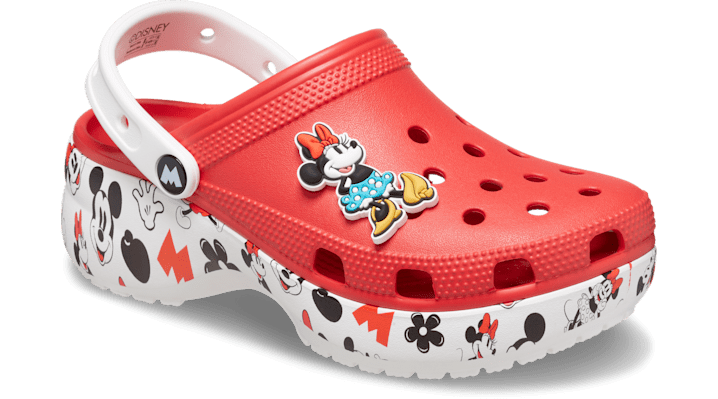 Crocs Mickey Platform Clogs Flame 208885-8C1