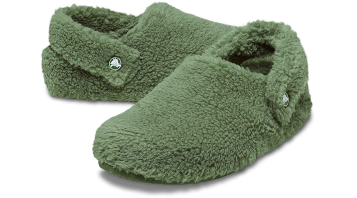 Crocs Classic Cozzzy Slipper Pantoffels Army Green 209386-309