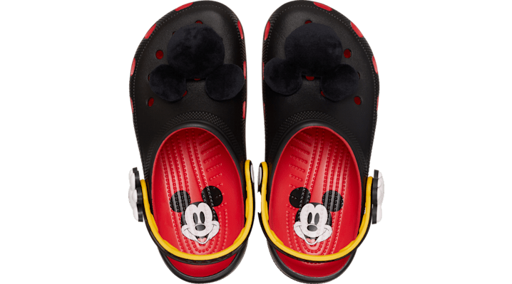 Crocs x Mickey Mouse Classic Clogs 'Black Red' 209895-8C1