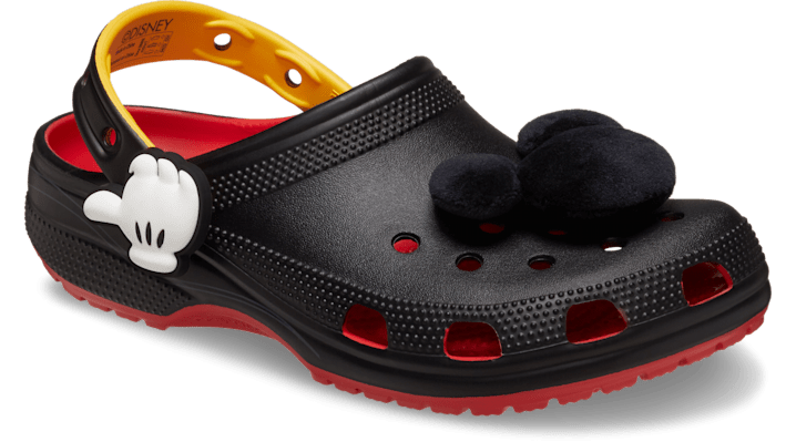 Crocs x Mickey Mouse Classic Clogs 'Black Red' 209895-8C1