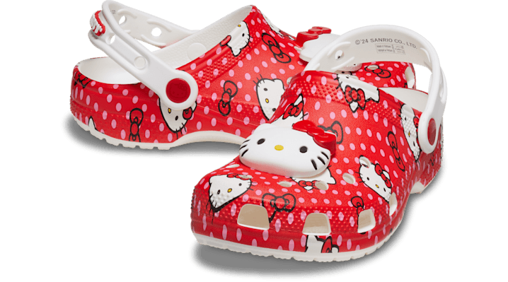 Crocs Hello Kitty x Classic Clog Kids 'Red Polka Dots' 210576 90H