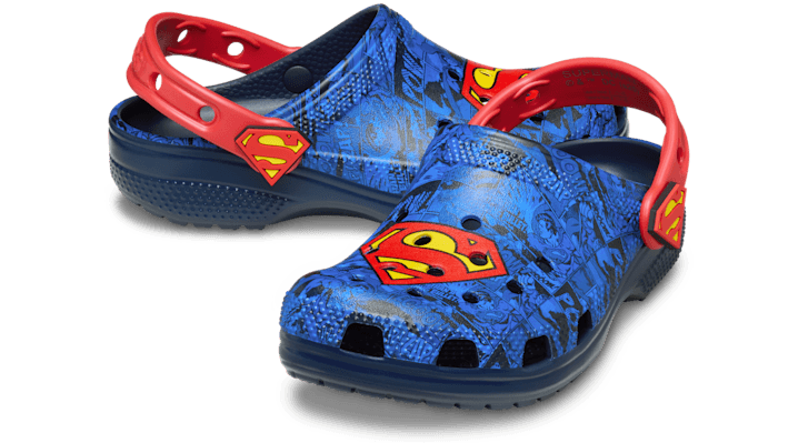 Crocs Crocs Superman Classic Clog K unisex Slides & Sandalen blauw Maat 34/35 Schoenen 21113290H