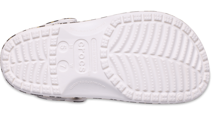 Crocs Classic Leopard Clogs Chalk 211313-0WV
