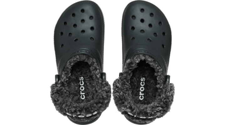 Crocs Unisex Classic Fleece Lined Clogs Black 211396-001