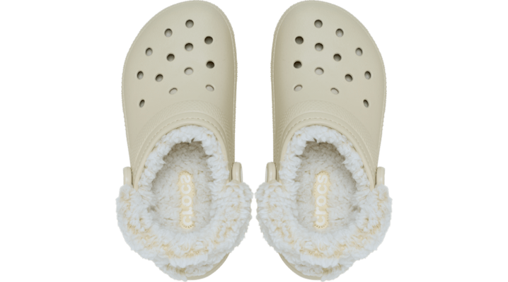Crocs Classic Fleece Lined Clogs Bone 211396-2Y2