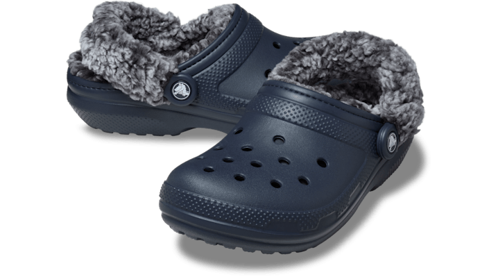 Crocs Classic Fleece Lined Clogs Navy 211396-410