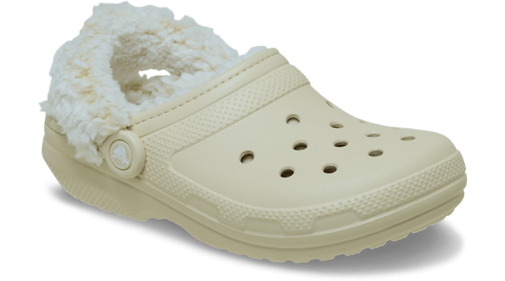 Crocs Classic Fleece Lined Clogs Bone 211396-2Y2