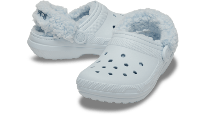 Crocs Classic Fleece Lined Clogs Sky Ice 211396-5EW