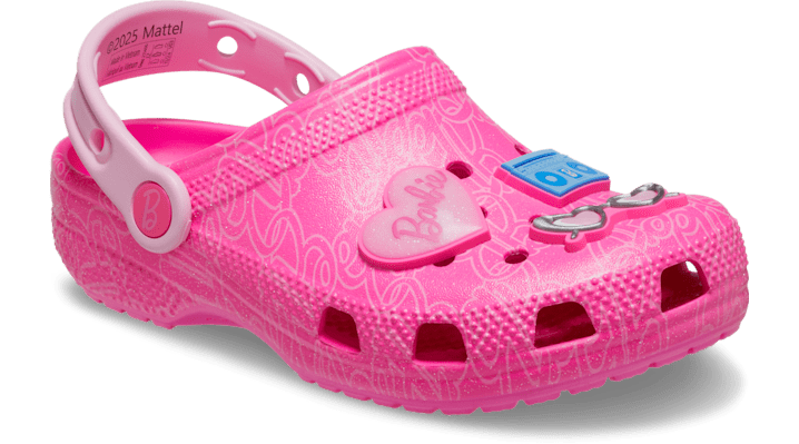 Crocs Kids Mattel Pink Barbie Classic Clogs Multi 211406-90H