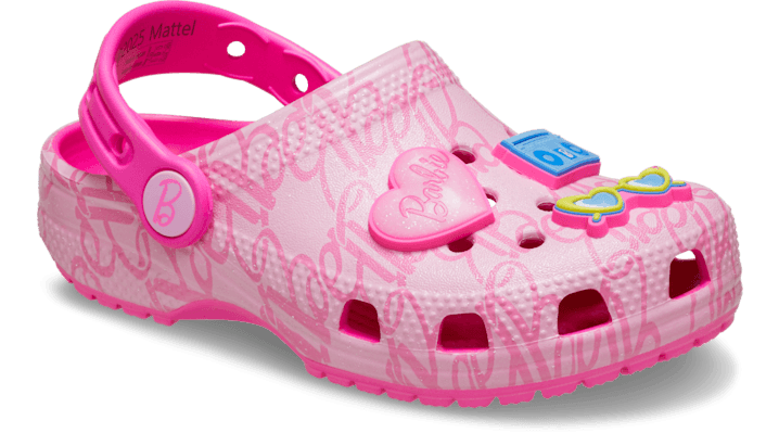 Crocs Kids Toddler Mattel Pink Barbie Classic Clogs Multi 211407-90H