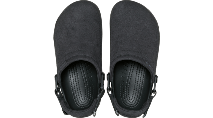 Crocs Classic Crafted Vegan Suede Clogs Black 211930-001