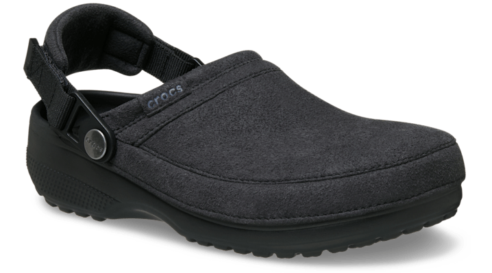 Crocs Classic Crafted Vegan Suede Clogs Black 211930-001