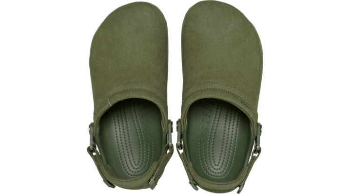 Crocs Classic Crafted Vegan Suede Clogs Army Green 211930-309