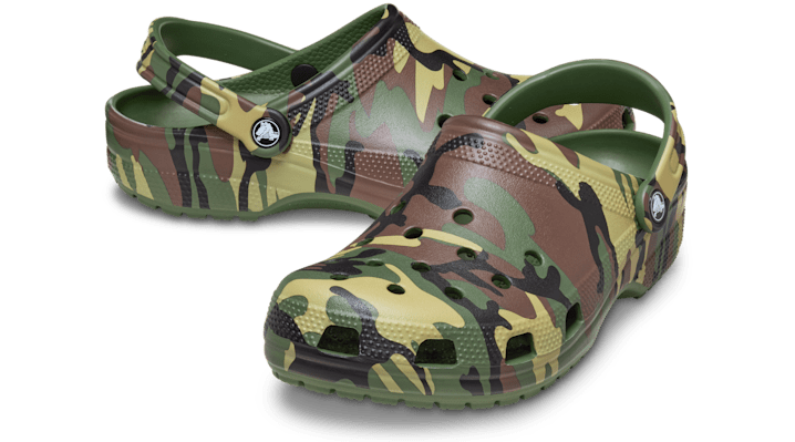 Crocs Classic Camouflage Clogs Army Green 211936-3TC
