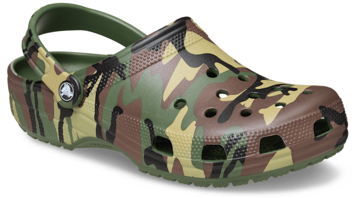 Crocs Classic Camouflage Clogs Army Green 211936-3TC