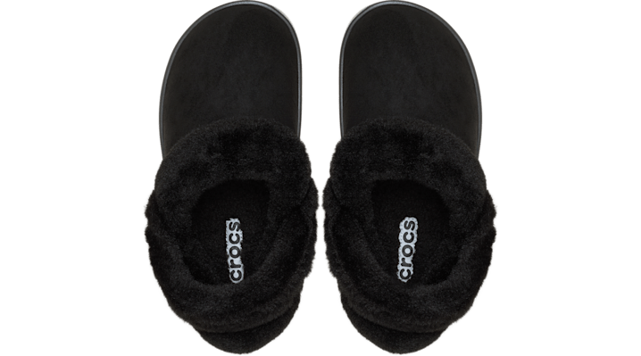 Crocs Classic Unfurgettable Vegan Suede Clogs Black 212106-001