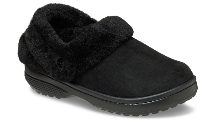 Crocs Classic Unfurgettable Vegan Suede Clogs Black 212106-001