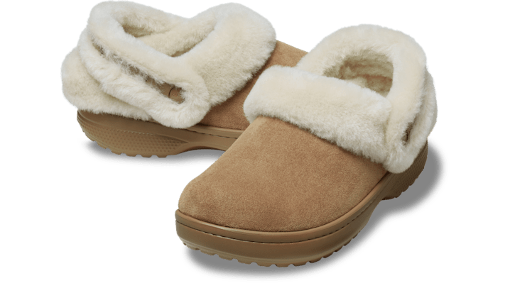 Crocs Classic Unfurgettable Vegan Suede Clogs Sepia 212106-2EY