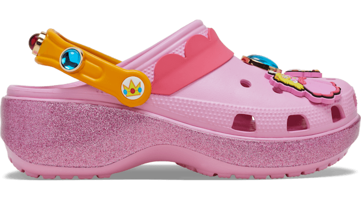 Nintendo's Super Mario x Crocs Classic Platform Clog 'Princess Peach' 212137-90H