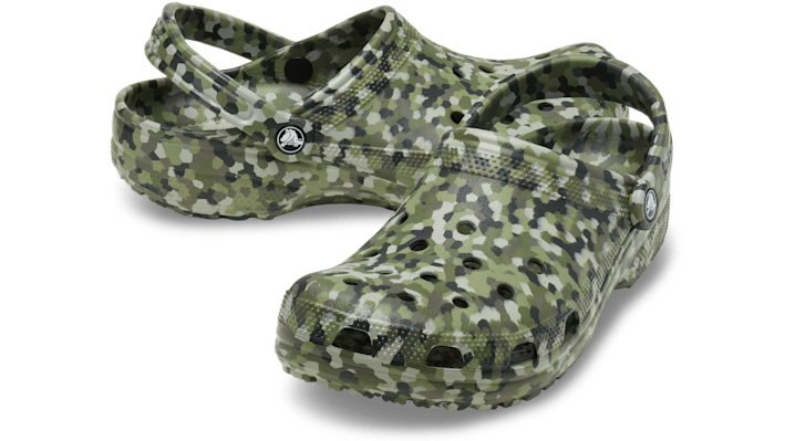 Crocs Classic Confetti Clogs Army Green 212462-3TC