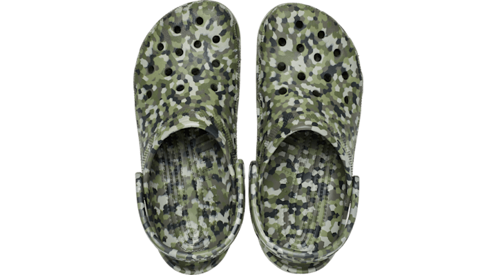 Crocs Classic Confetti Clogs Army Green 212462-3TC