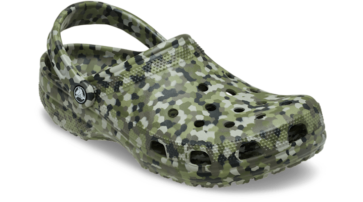 Crocs Classic Confetti Clogs Army Green 212462-3TC