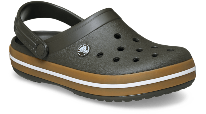 Crocs Crocband Gum Clogs Deep Olive 212756-3DK
