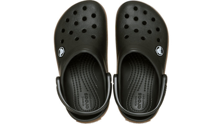 Crocs Kids Toddler Crocband Gum Clogs Black 212776-001