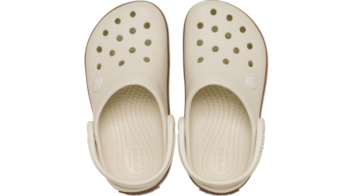 Crocs Kids Toddler Crocband Gum Clogs Summit White 212776-2MD