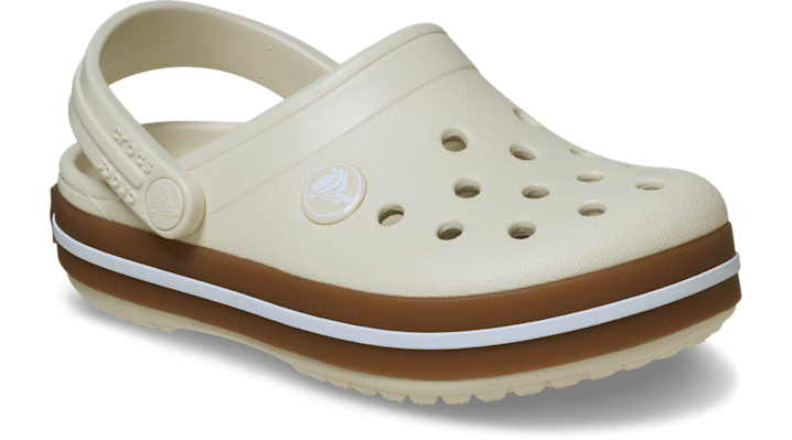 Crocs Kids Toddler Crocband Gum Clogs Summit White 212776-2MD