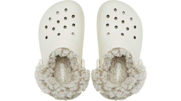 Crocs Classic Fleece Lined Clogs Kinder Summit White 212856-2MD