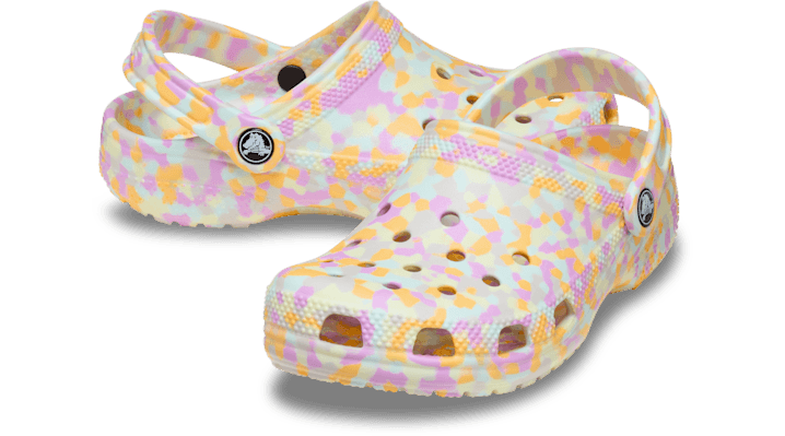 Crocs Classic Glow Confetti Clogs Kinder Multi Glow 213251-9JY