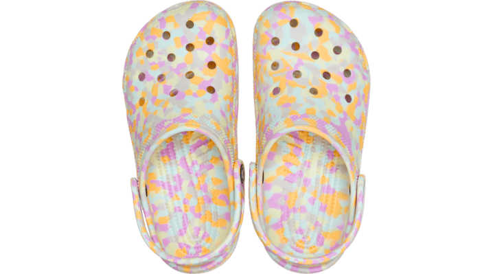 Crocs Classic Glow Confetti Clogs Kinder Multi Glow 213251-9JY