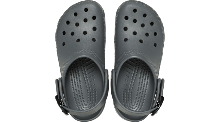 Crocs Classic Enamel Buckle Clogs Carbon 213347-0YK