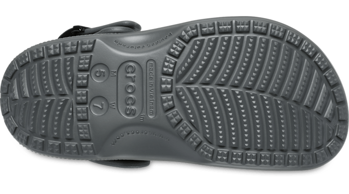 Crocs Classic Enamel Buckle Clogs Carbon 213347-0YK