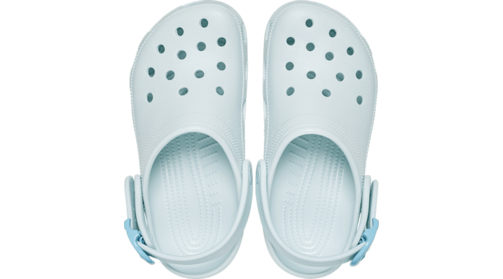 Crocs Classic Enamel Buckle Clogs Vapor Ice 213347-5EA