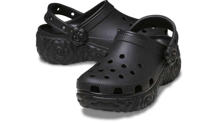 Crocs Classic Platform Bloom Clogs Black 213447-001