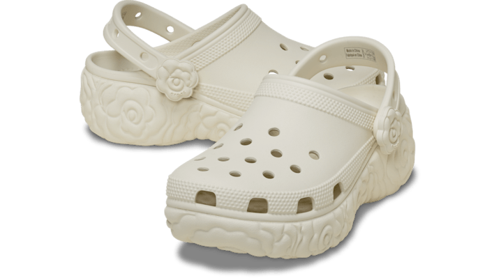 Crocs Classic Platform Bloom Clogs Summit White 213447-2MD