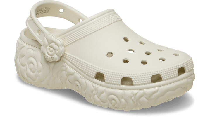 Crocs Classic Platform Bloom Clogs Summit White 213447-2MD