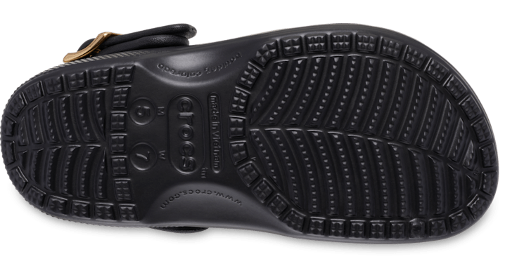 Crocs Classic Metallic Buckle Clogs Black 213543-001
