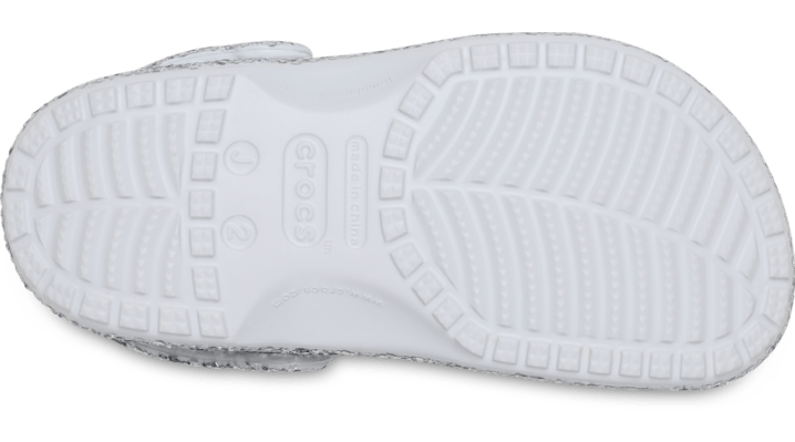 Crocs Classic Dazzle Glitter Clogs Kinder Silver 213915-040