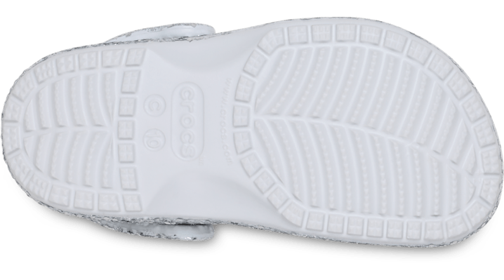 Crocs Toddler Classic Dazzle Glitter Clogs Kinder Silver 213916-040