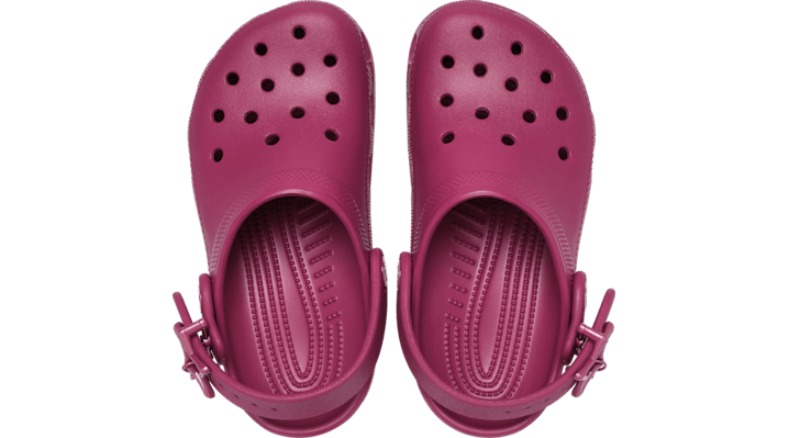 Crocs Classic Star Buckle Clogs Kinder Royal Pink 213941-7DQ