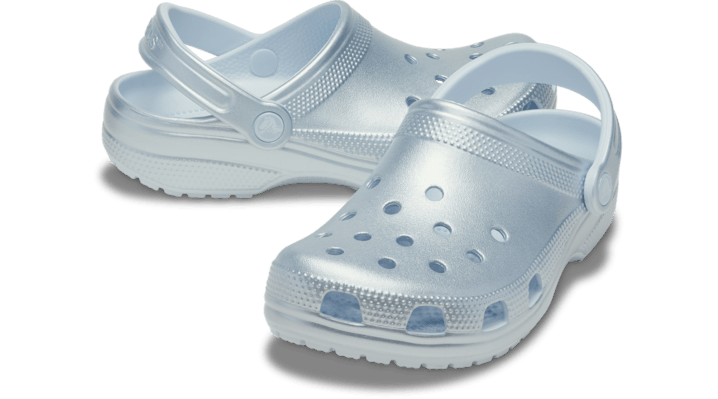 Crocs Classic Tinted Metallic Clogs Sky Ice 214010-5EW