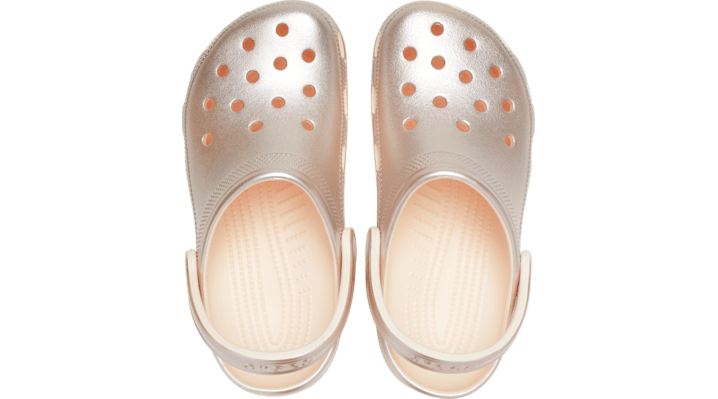 Crocs Classic Tinted Metallic Clogs Peach Ice 214010-86N