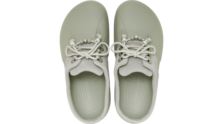 Crocs Axle Suede Mule Clogs Elephant 214137-1LM