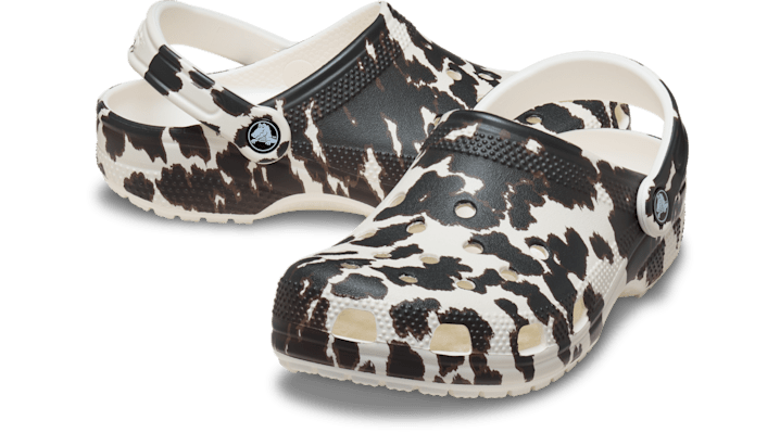 Crocs Classic Pop Animal Clogs Chalk 214153-0PZ