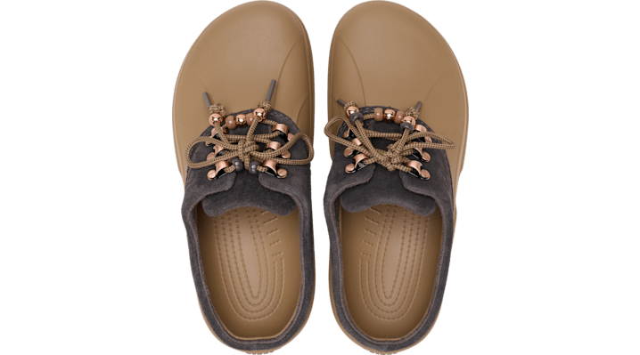Crocs Axle Suede Mule Clogs Sepia 214137-2MV