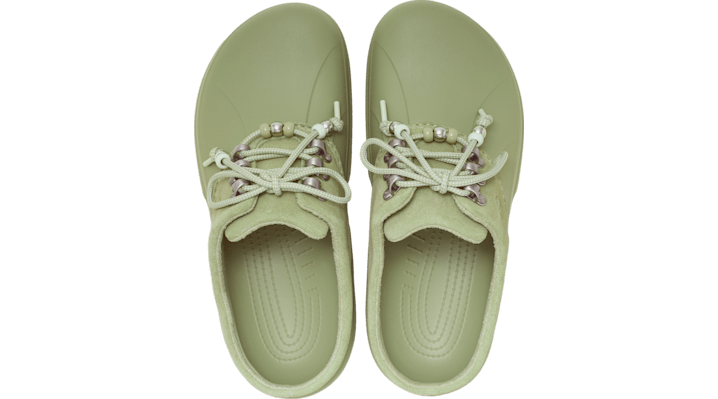 Crocs Axle Suede Mule Clogs 'Tac Green' 214137-3DD