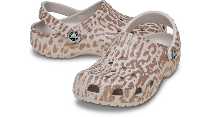 Crocs Classic Pop Animal Clogs Cocoa Crème 214153-2PL